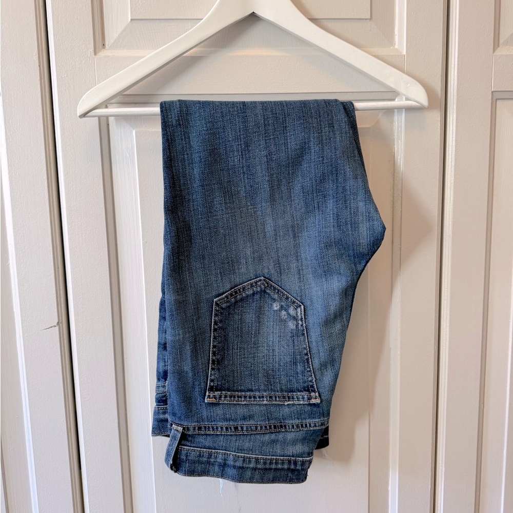 Current/Elliott frayed hem jeans